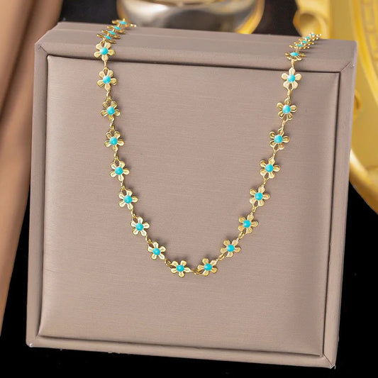 Daisy Drop Necklace