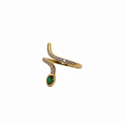 Serpent's Ivy (18K Gold Plated Ring)