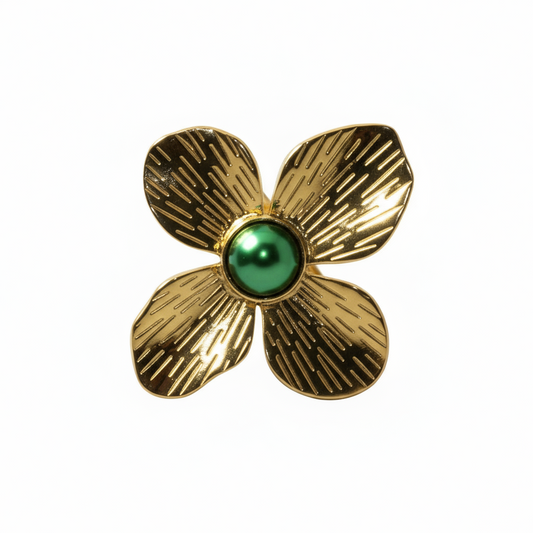 Bold flower ring