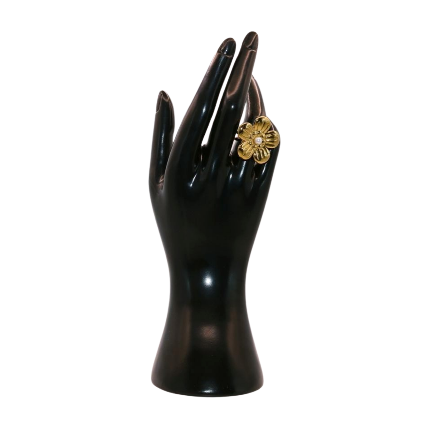 Gold Flower Bold Ring