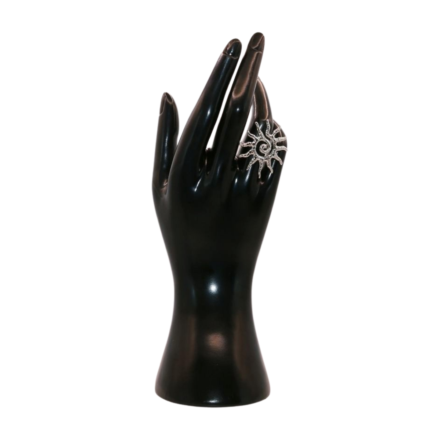 Silver Sun Shaped Ring