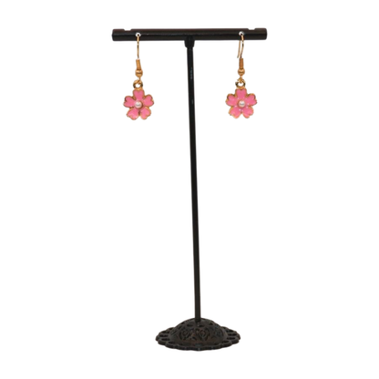 pink Flower earings