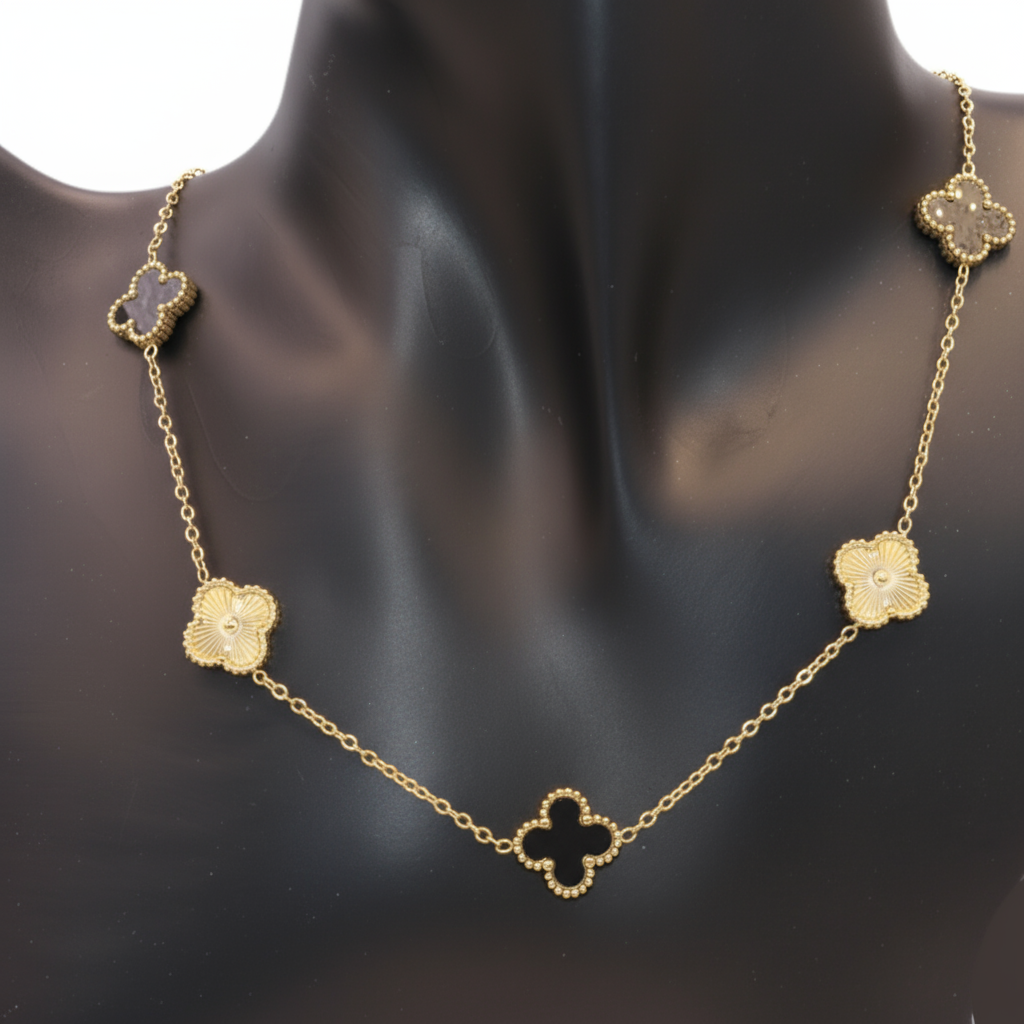 black and golden clover