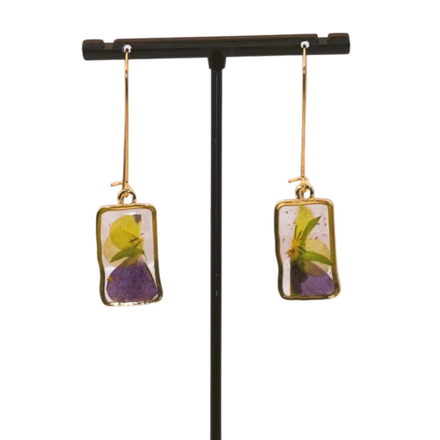 Purple Dried flower Dangle