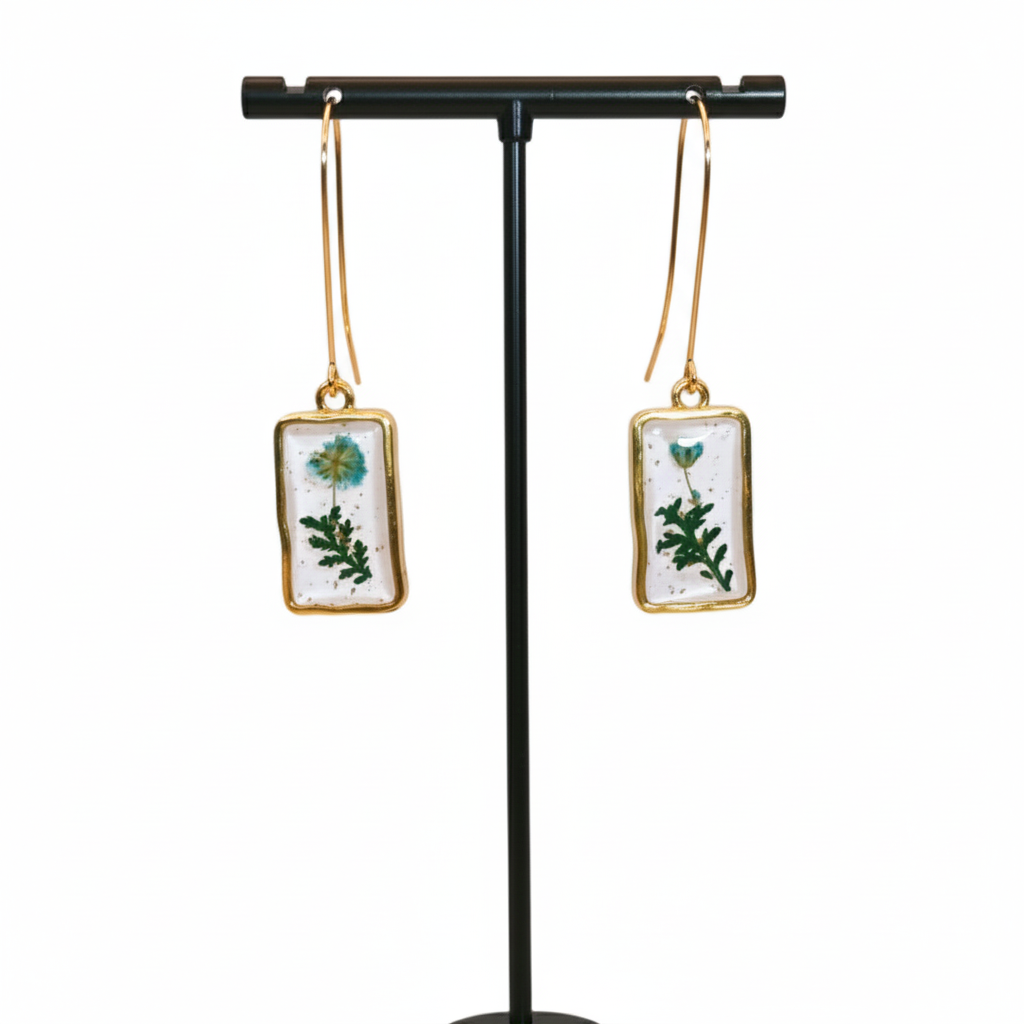 Green Dried flower Dangle