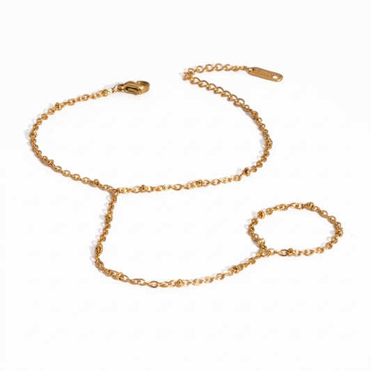 Golden Dew - 18K Gold Plated Hand Chain