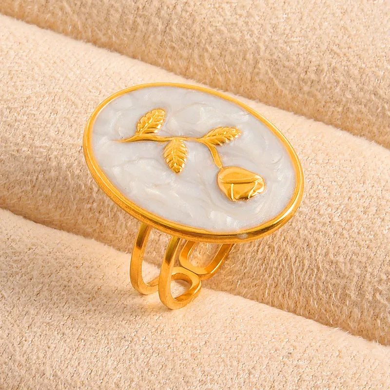 Rosavelle Branch Ring ~Gold