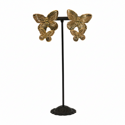 butterfly gold earing
