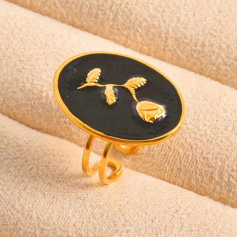 Rosavelle Branch Ring ~Gold