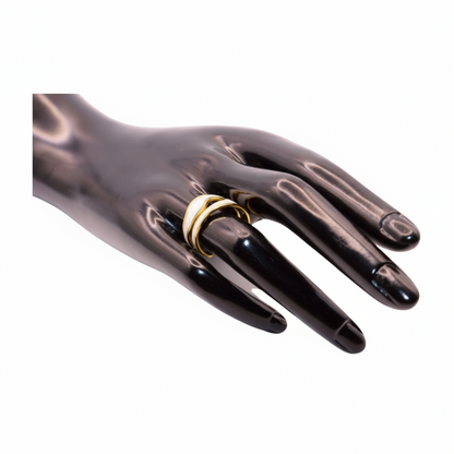 Unique White Ring Design