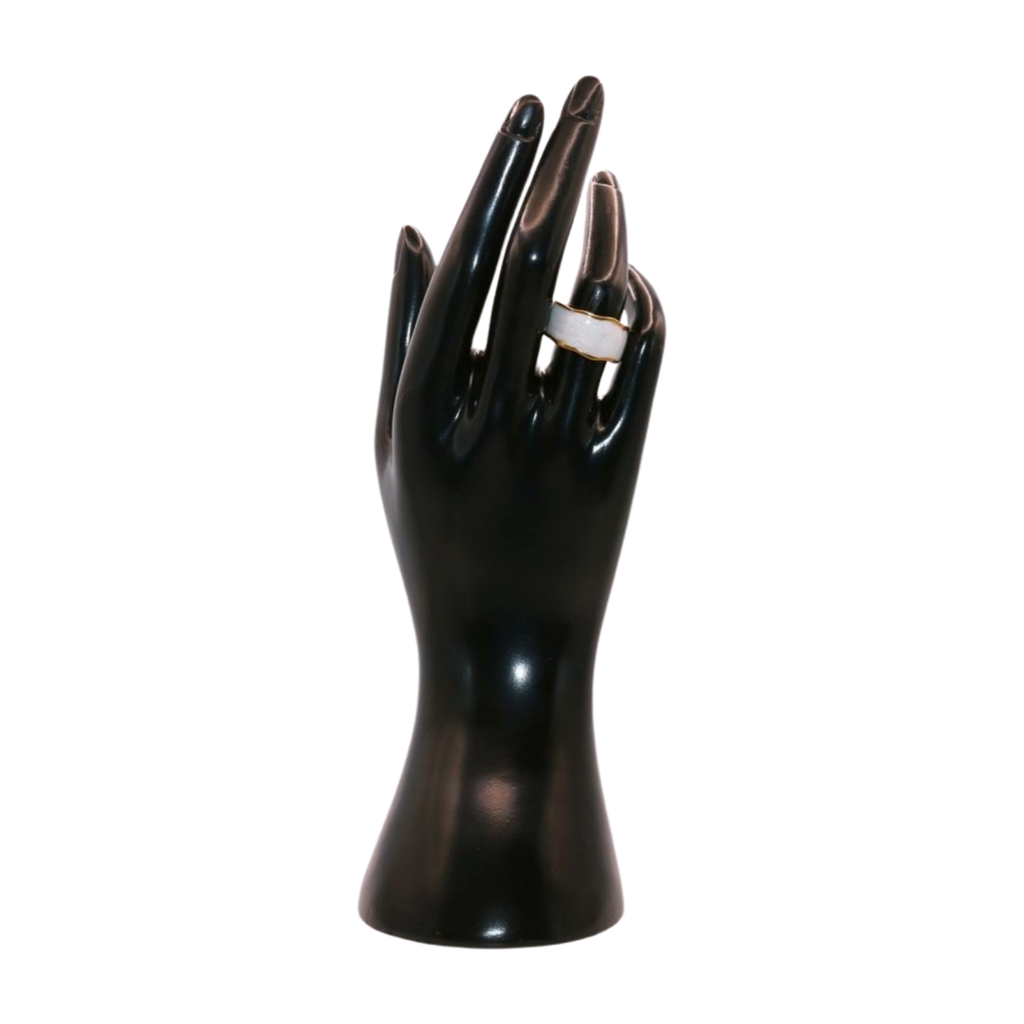 Gold white unique Ring