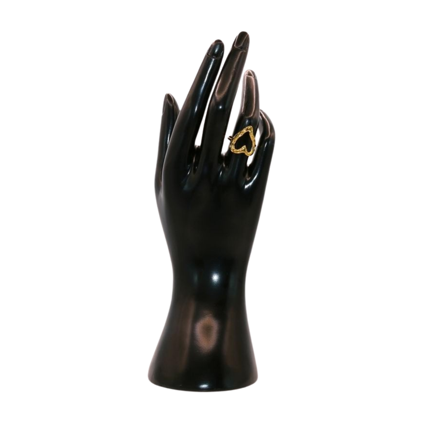 Open Heart Gold RIng