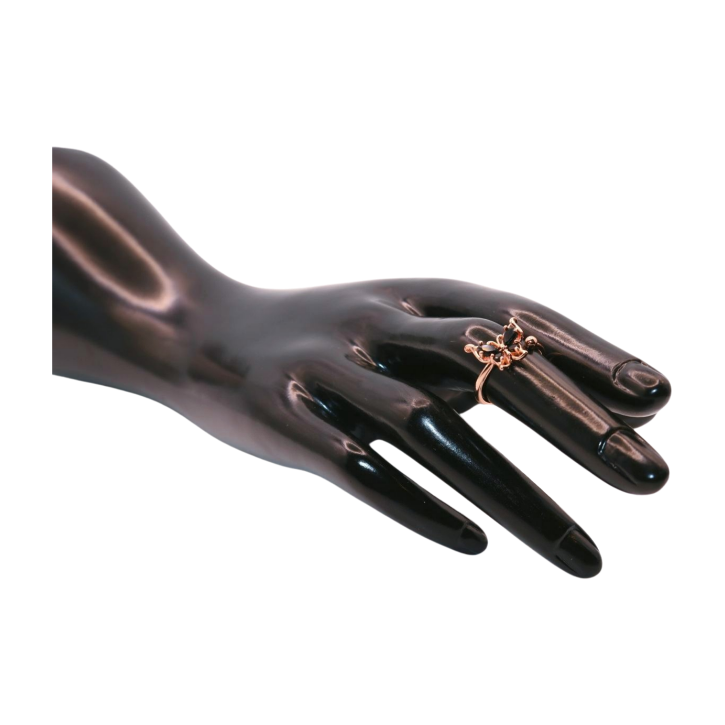 Black Butterfly ring