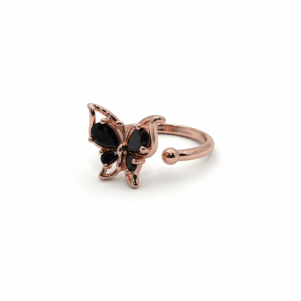 Black Butterfly RIng