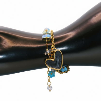 Black Heart Bracelet