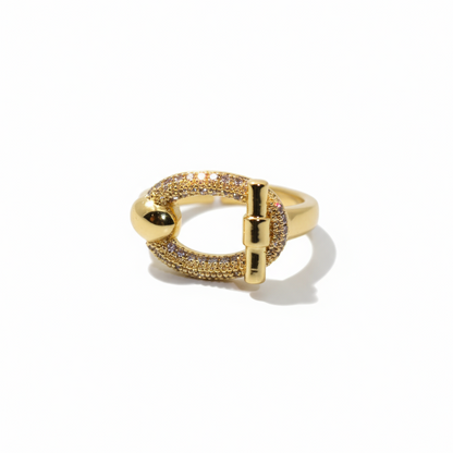 Gold Stone Ring
