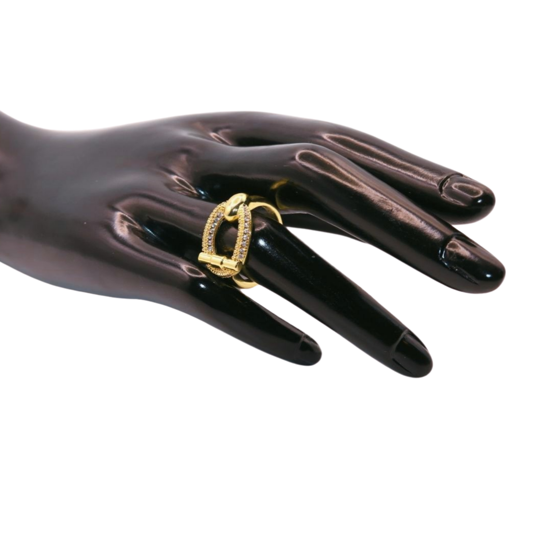 Gold Stone Ring