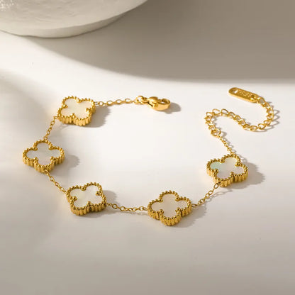 Clover Bracelet – Inspired by Van Cleef | 18K Gold Plated