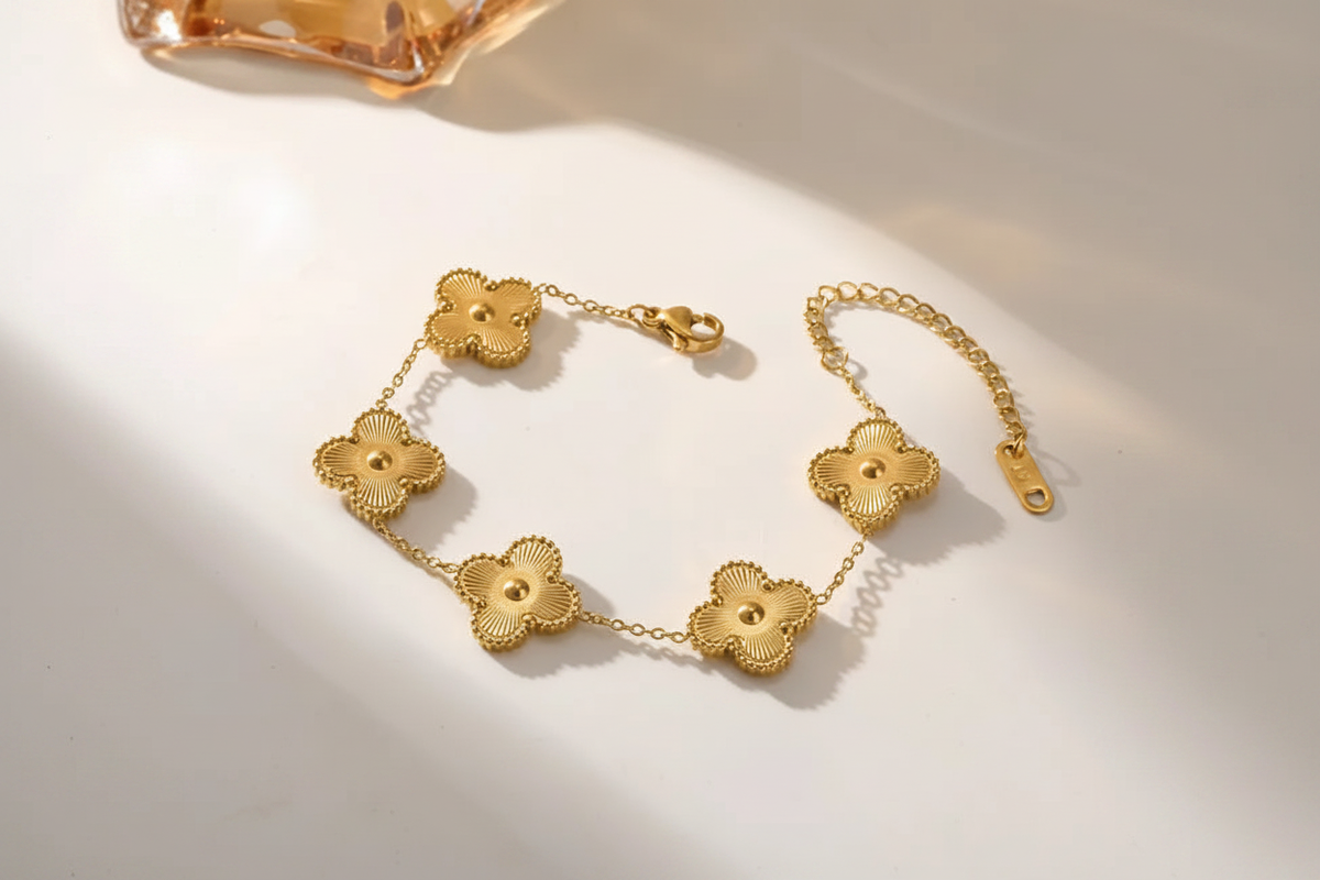 Clover Bracelet – Inspired by Van Cleef | 18K Gold Plated