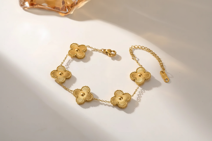 Clover Bracelet – Inspired by Van Cleef | 18K Gold Plated