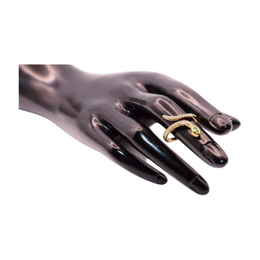 Serpent's Ivy  (18K Gold Plated Ring)