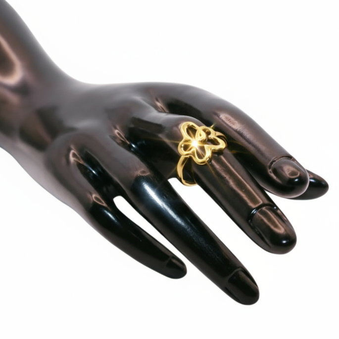 Flower Gold Ring