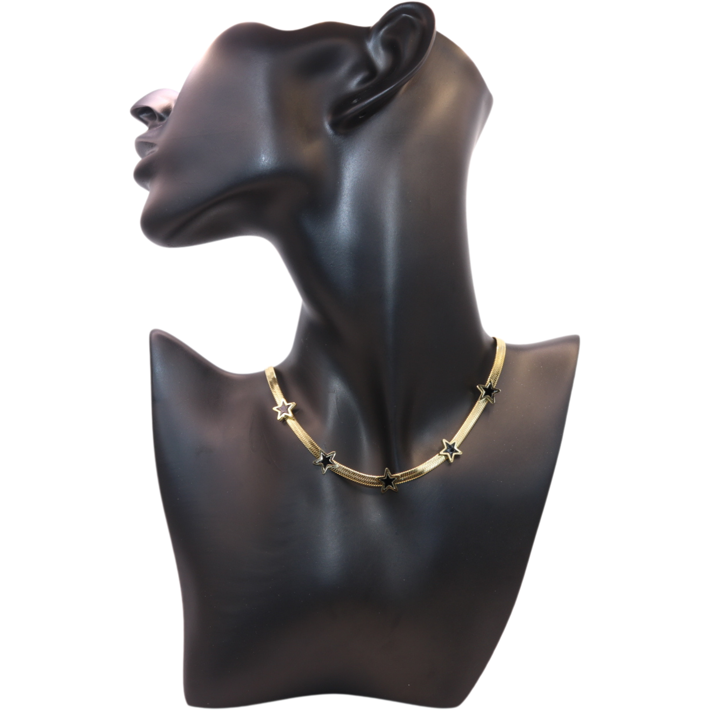 Gold necklace with star pendant