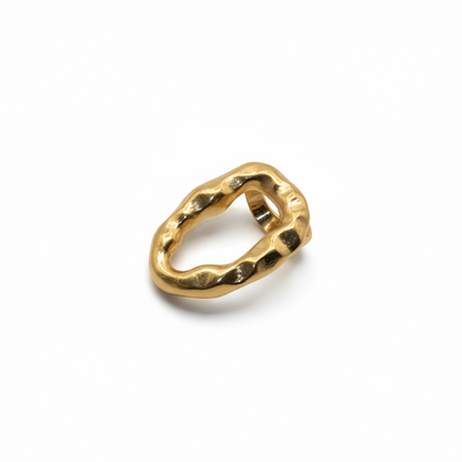Gold unique design ring