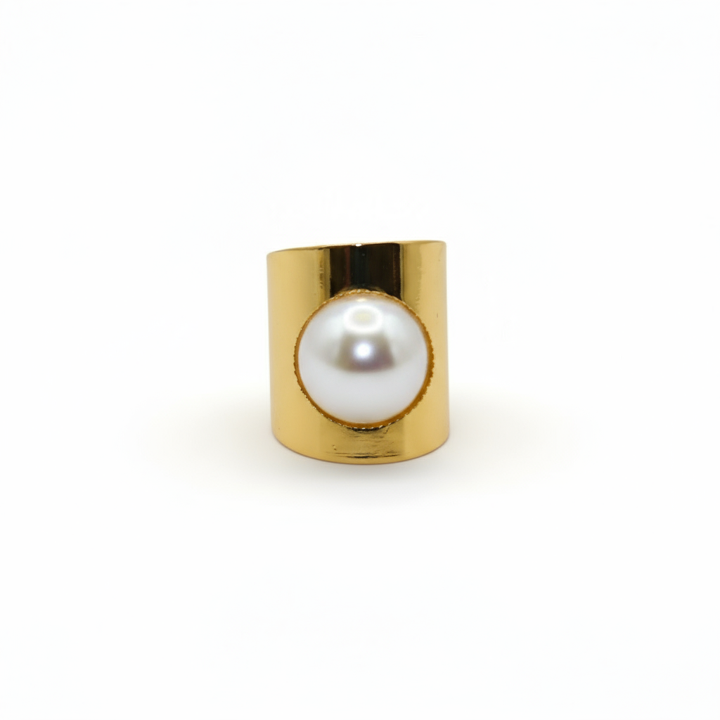 PEarl gold ring
