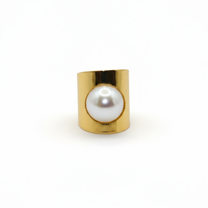 PEarl gold ring