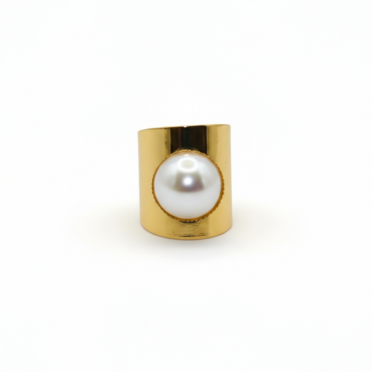 PEarl gold ring