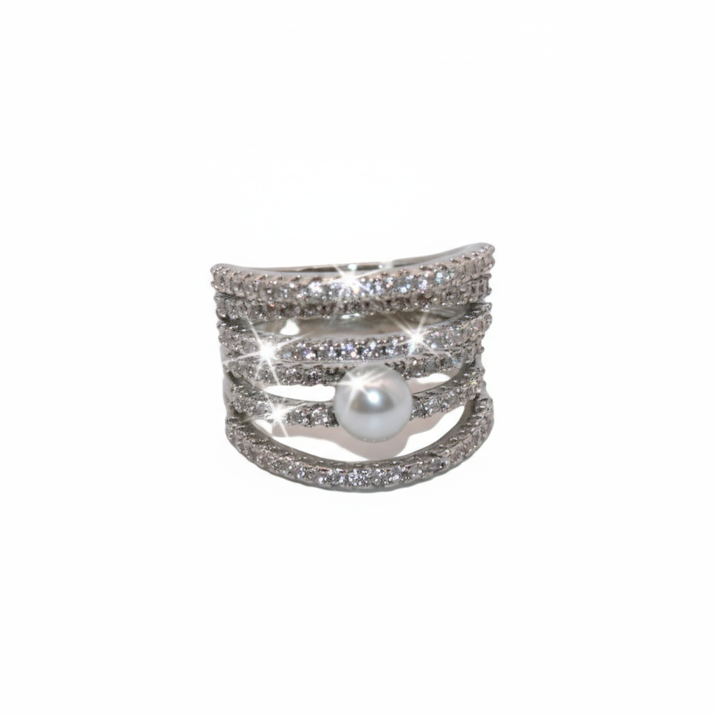 silver stone ring