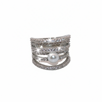 silver stone ring