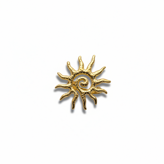 Gold Sun Shaped Ring