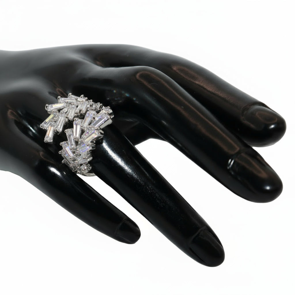 Silver Zircon Women Ring 