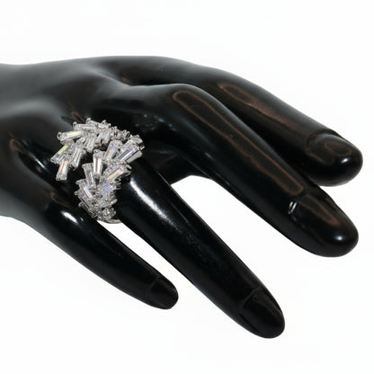 Silver Zircon Women Ring 
