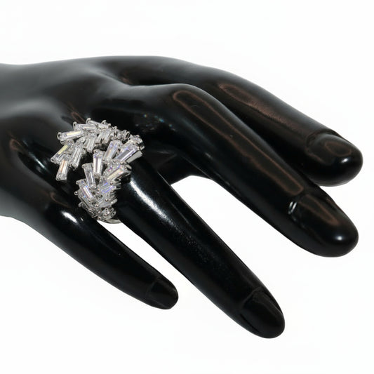 Silver Zircon Women Ring 