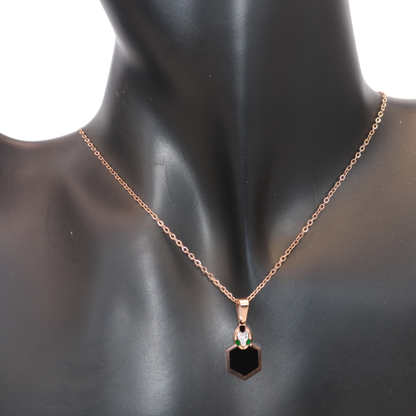 rose gold Tortoise necklace