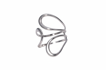 Silver Abstract Ring